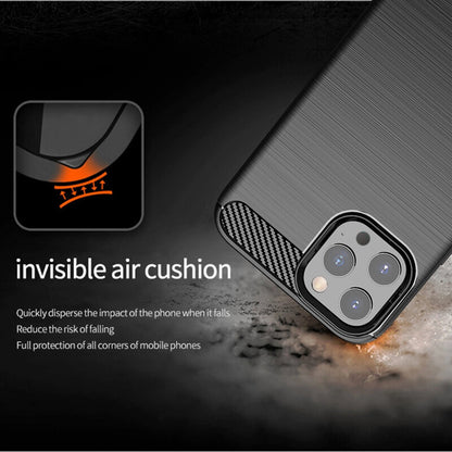 Hülle für Apple iPhone 14 Pro, Techsuit, Carbon, Schwarz