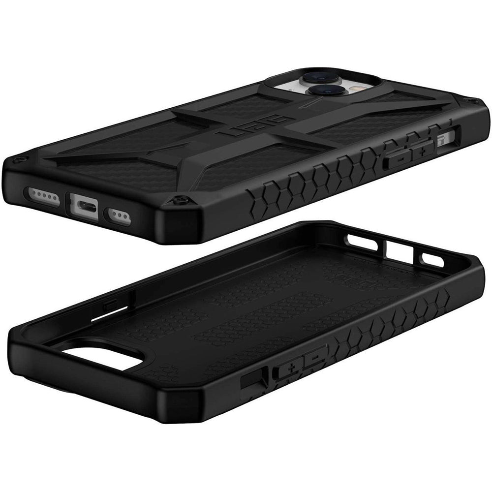 Hülle für Apple iPhone 14, Urban Armor Gear, Monarch Carbon, Schwarz