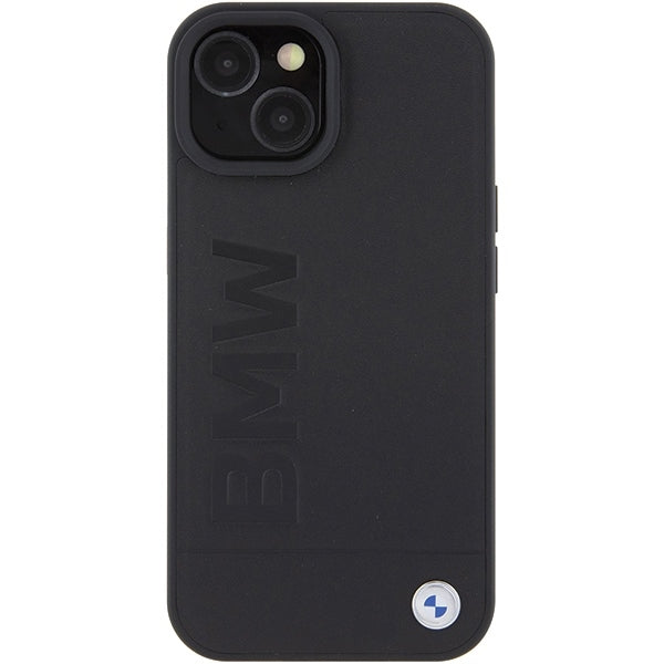 Hülle für Apple iPhone 15 Plus, BMW, Natural Hot Stamp, Schwarz
