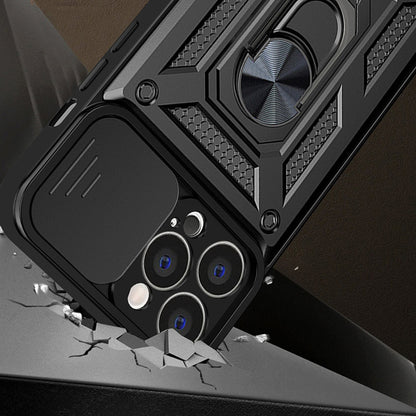 Case for Apple iPhone 15 Plus, Techsuit, CamShield, Black