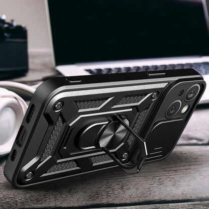 Hülle für Apple iPhone 15 Plus, Techsuit, CamShield, Grün