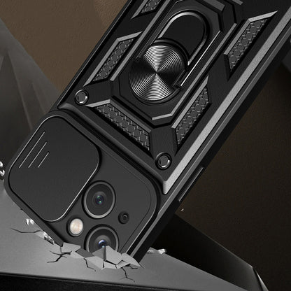 Hülle für Apple iPhone 15 Plus, Techsuit, CamShield, Grün