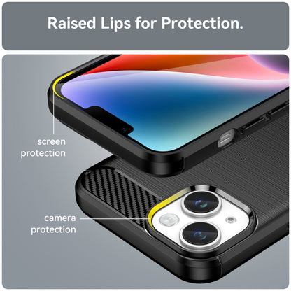 Case for Apple iPhone 15 Plus, Techsuit, Carbon, Black