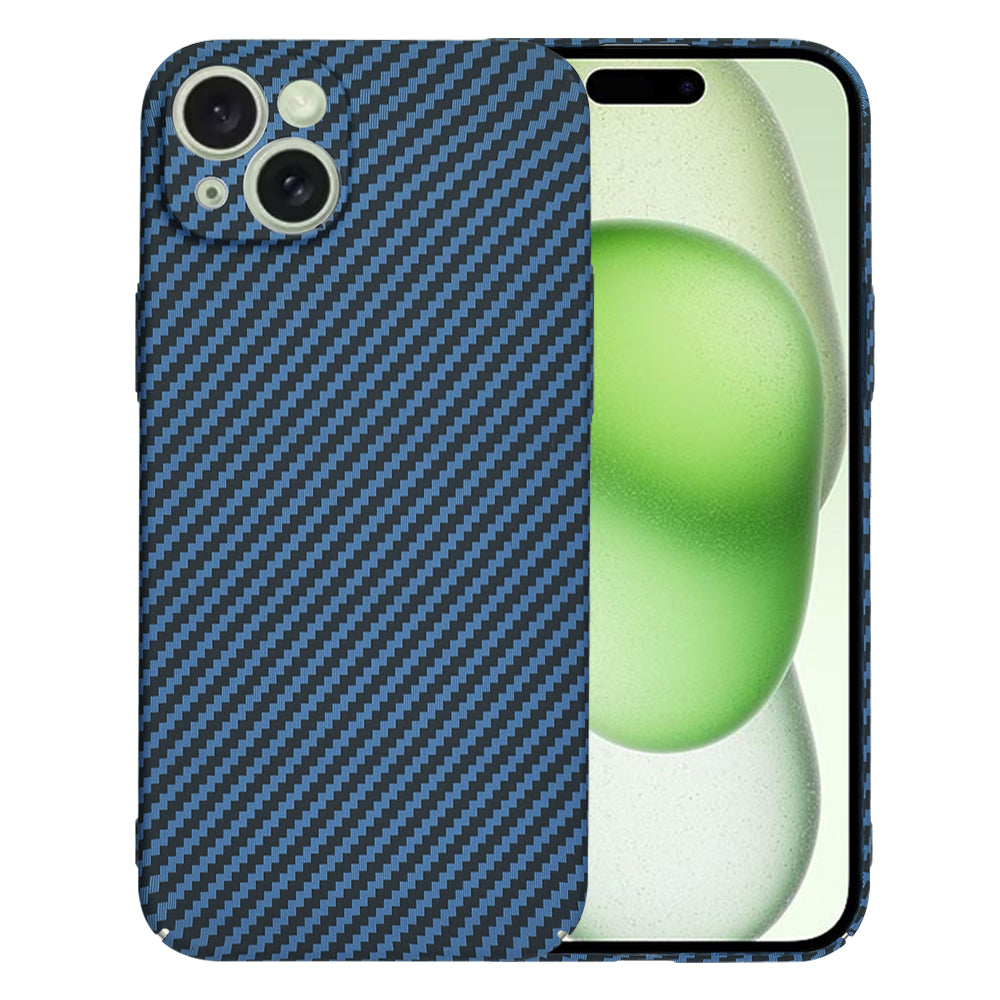 Hülle für Apple iPhone 15 Plus, Techsuit, Carbonite FiberShell, Türkis