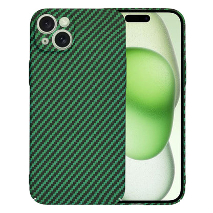 Hülle für Apple iPhone 15 Plus, Techsuit, Carbonite FiberShell, Grün