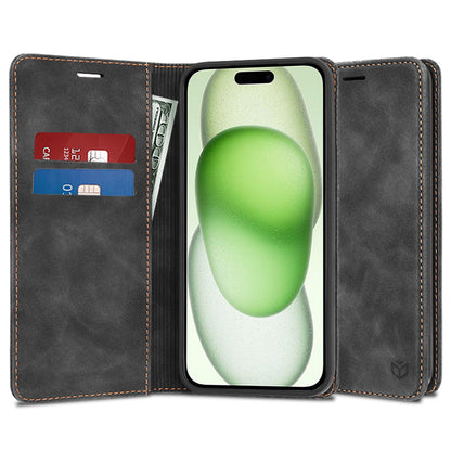 Hülle für Apple iPhone 15 Plus, Techsuit, Confy, Schwarz