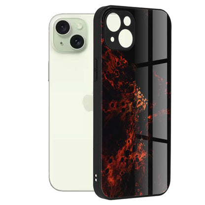 Hülle für Apple iPhone 15 Plus, Techsuit, Glaze, Rot