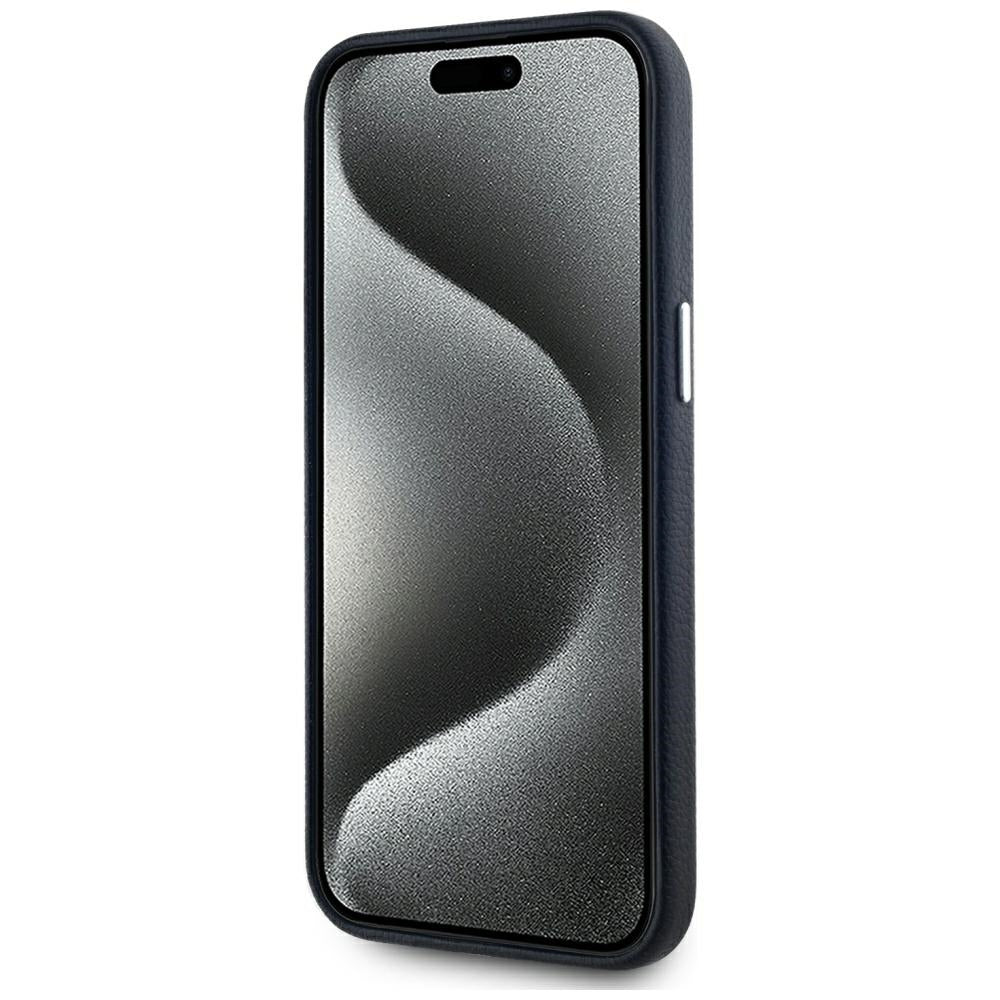 Hülle für Apple iPhone 15 Pro, Karl Lagerfeld, Grained Hotel RSG, Schwarz