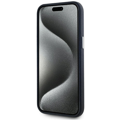 Hülle für Apple iPhone 15 Pro, Karl Lagerfeld, Grained Hotel RSG, Schwarz
