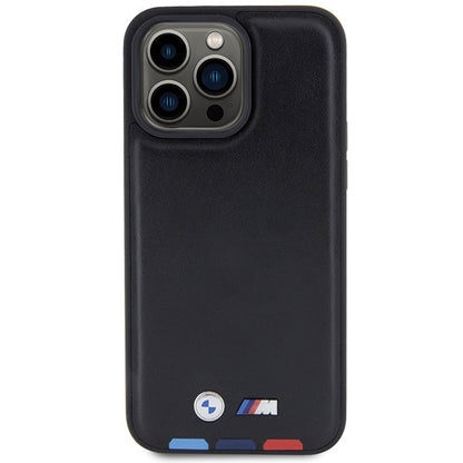 Hülle für Apple iPhone 15 Pro Max, BMW, Stamp Tricolor, Schwarz