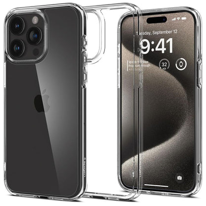 Case for Apple iPhone 15 Pro Max, Spigen, Ultra Hybrid, Transparent