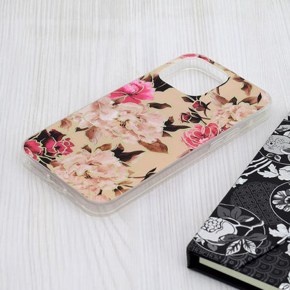 Hülle für Apple iPhone 15 Pro Max, Techsuit, Marble, Beige