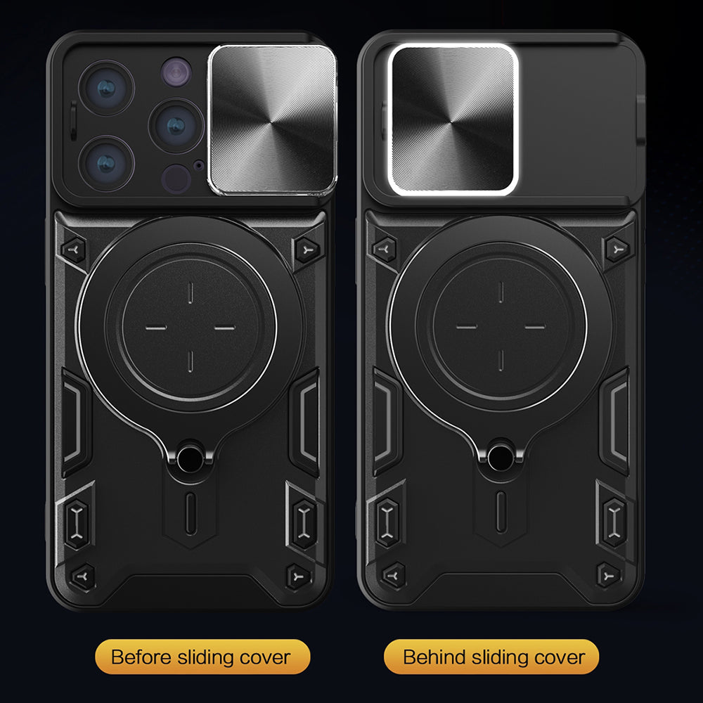 Hülle für Apple iPhone 15 Pro, Techsuit, CamGuard Pro, Lila