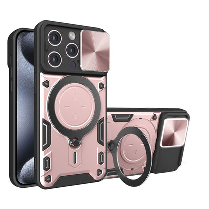 Hülle für Apple iPhone 15 Pro, Techsuit, CamGuard Pro, Roségold