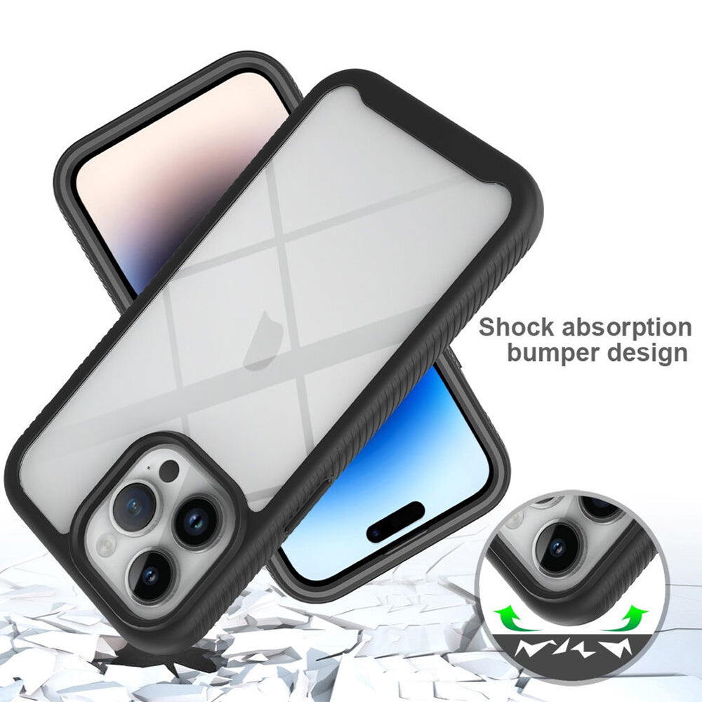Hülle für Apple iPhone 15 Pro, Techsuit, Defense360 Pro, Schwarz