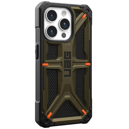 Hülle für Apple iPhone 15 Pro, Urban Armor Gear, Monarch Kevlar, Grün