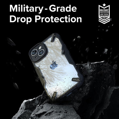 Hülle für Apple iPhone 15, Ringke, Fusion X, Schwarz