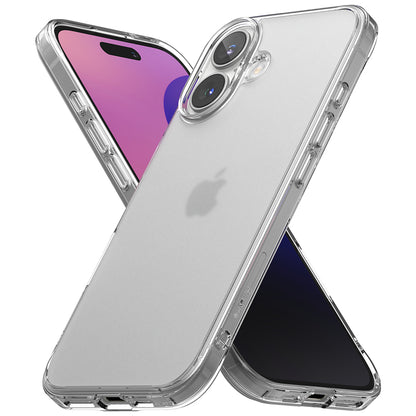 Hülle für Apple iPhone 16 Plus, Ringke, Fusion, Matt Transparent