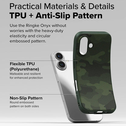 Hülle für Apple iPhone 16 Plus, Ringke, Onyx Design, Grün