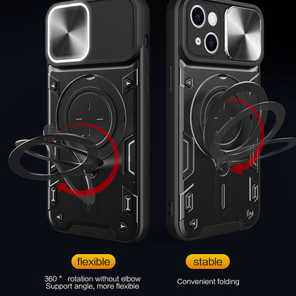 Hülle für Apple iPhone 16 Plus, Techsuit, CamGuard Pro, Schwarz