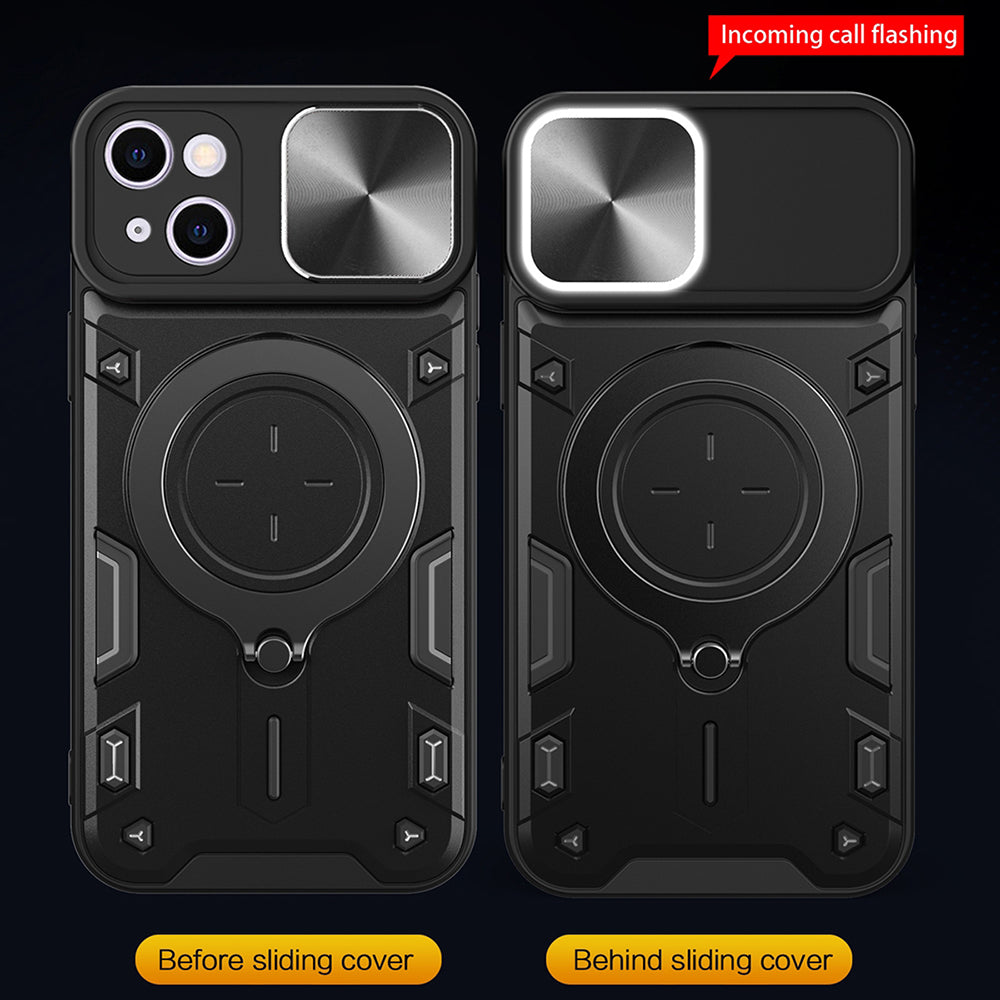Hülle für Apple iPhone 16 Plus, Techsuit, CamGuard Pro, Schwarz