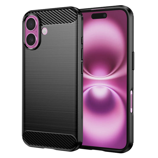 Case for Apple iPhone 16 Plus, Techsuit, Carbon, Black