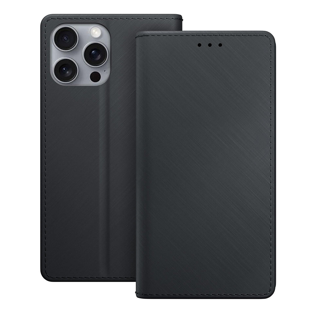 Hülle für Apple iPhone 16 Pro, 3MK, Wallet, Schwarz