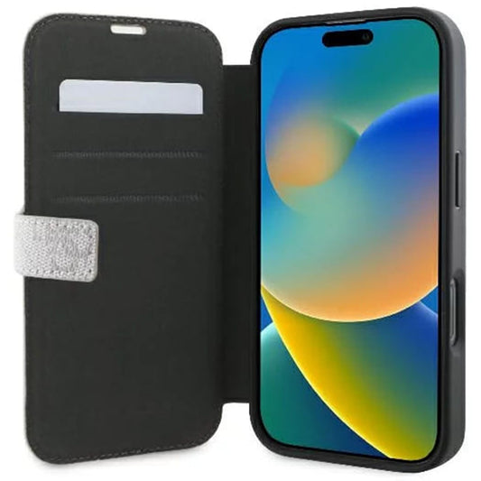 Hülle für Apple iPhone 16 Pro Max, Guess, 4G Book, Rosa