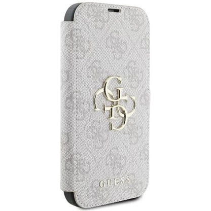 Hülle für Apple iPhone 16 Pro Max, Guess, 4G Book, Rosa