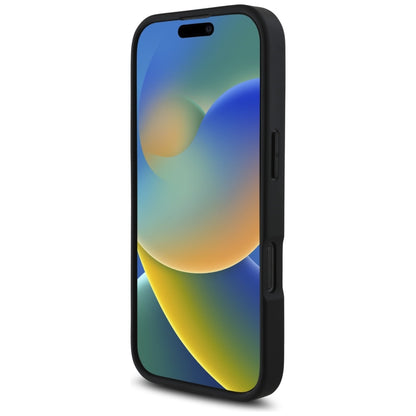 Hülle für Apple iPhone 16 Pro Max, Karl Lagerfeld, Grained Cardslots, Schwarz