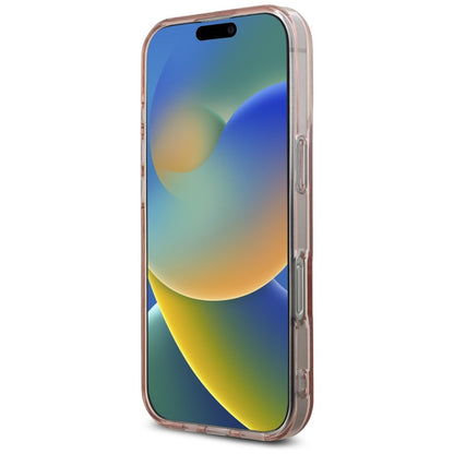 Hülle für Apple iPhone 16 Pro Max, Karl Lagerfeld, IML Rhinestones Pink Logo, Rosa