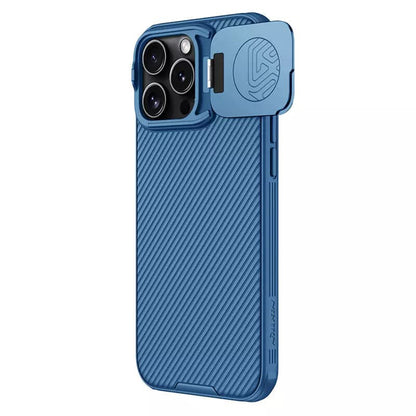 Hülle für Apple iPhone 16 Pro Max, Nillkin, CamShield Prop, Blau