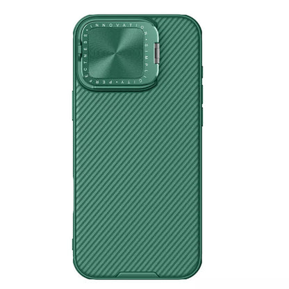 Hülle für Apple iPhone 16 Pro Max, Nillkin, CamShield Prop, Grün