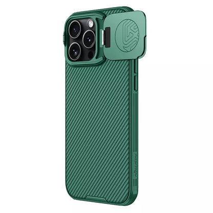 Hülle für Apple iPhone 16 Pro Max, Nillkin, CamShield Prop, Grün