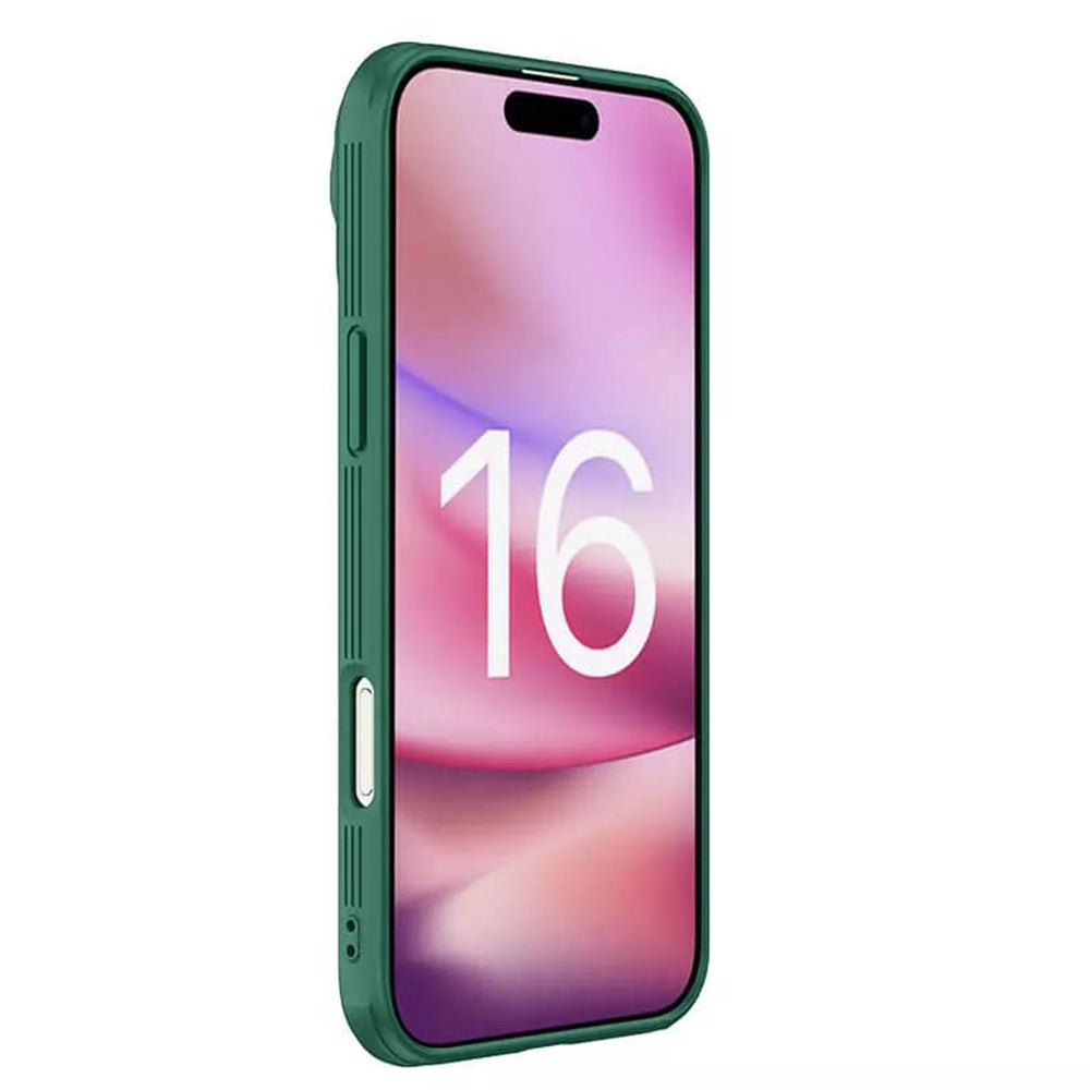 Hülle für Apple iPhone 16 Pro Max, Nillkin, CamShield Prop, Grün