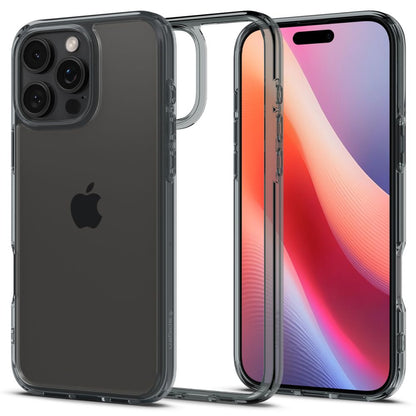 Hülle für Apple iPhone 16 Pro Max, Spigen, Ultra Hybrid, Rauchgrau ACS07994