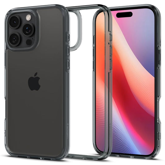 Hülle für Apple iPhone 16 Pro Max, Spigen, Ultra Hybrid, Rauchgrau ACS07994