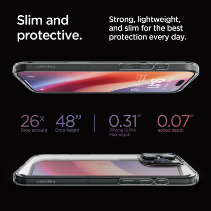 Hülle für Apple iPhone 16 Pro Max, Spigen, Ultra Hybrid, Rauchgrau ACS07994