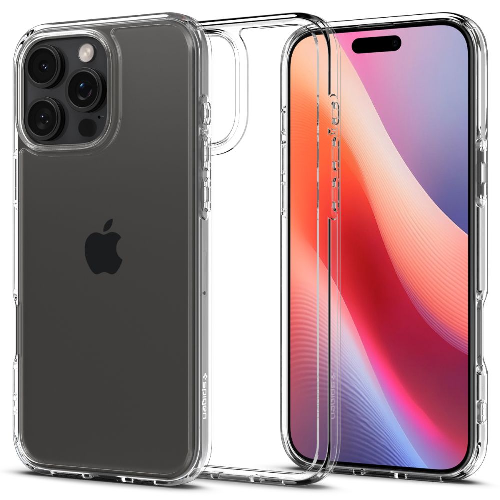 Hülle für Apple iPhone 16 Pro Max, Spigen, Ultra Hybrid, Transparent ACS07992