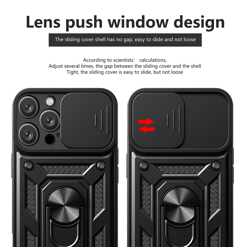 Hülle für Apple iPhone 16 Pro Max, Techsuit, CamShield, Schwarz