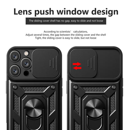 Hülle für Apple iPhone 16 Pro Max, Techsuit, CamShield, Schwarz