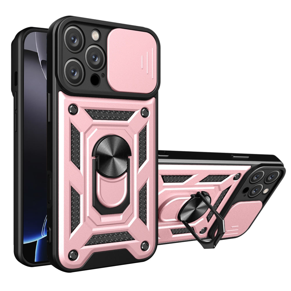 Hülle für Apple iPhone 16 Pro Max, Techsuit, CamShield, Rosa