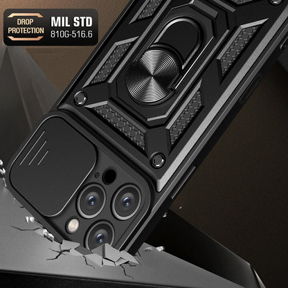 Hülle für Apple iPhone 16 Pro Max, Techsuit, CamShield, Grün