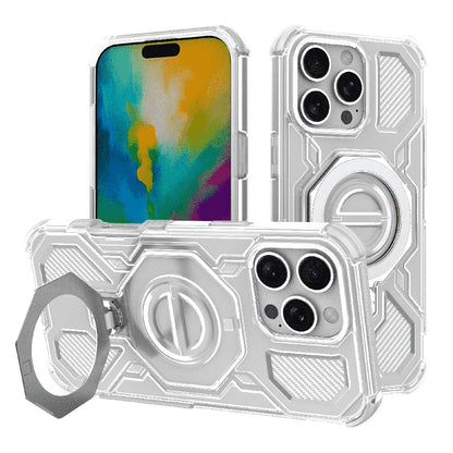 Hülle für Apple iPhone 16 Pro Max, Techsuit, Carbon Shield Pro, Weiß