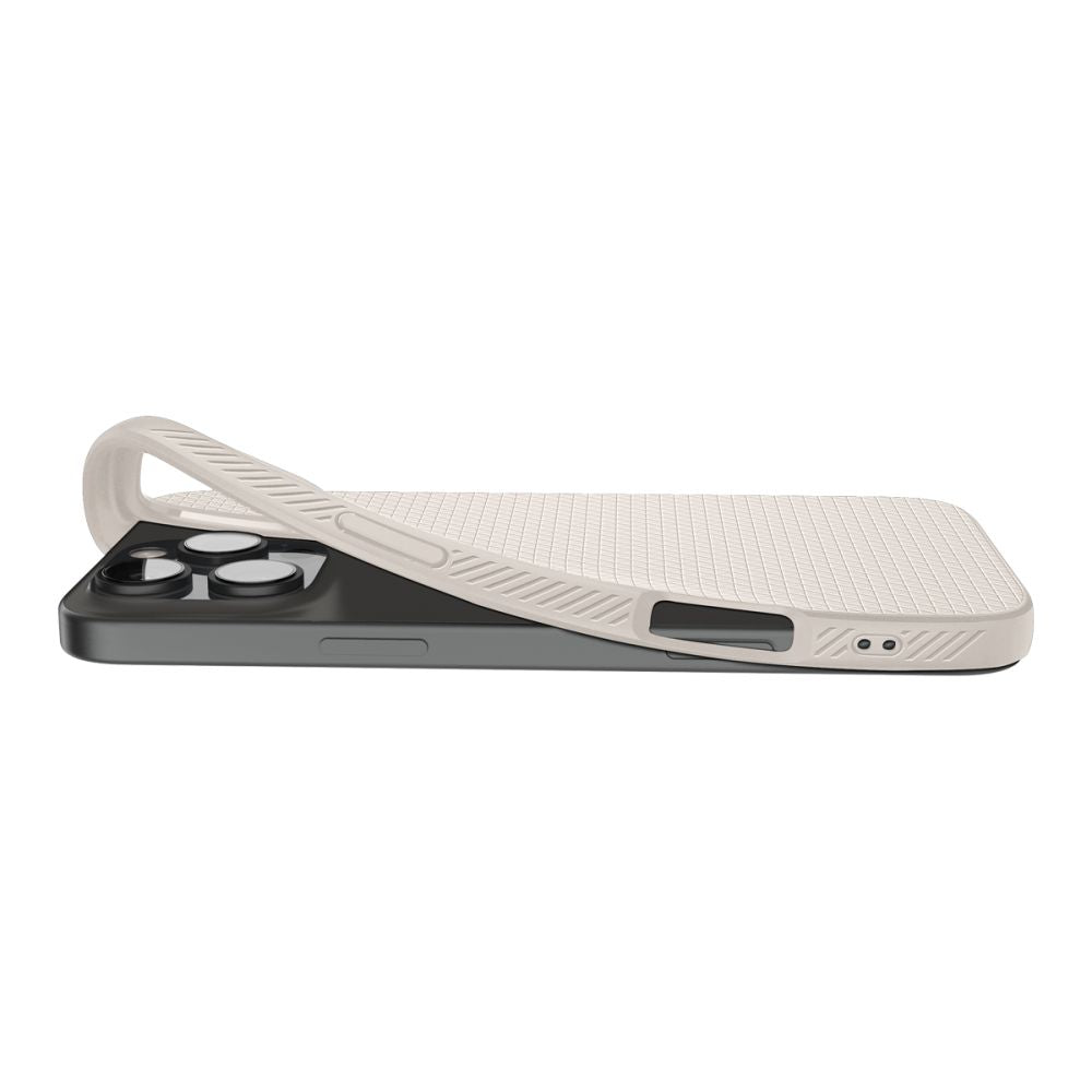 Hülle für Apple iPhone 16 Pro, Spigen, Liquid Air, Beige ACS08120