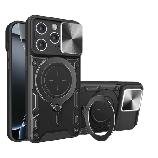 Hülle für Apple iPhone 16 Pro, Techsuit, CamGuard Pro, Schwarz