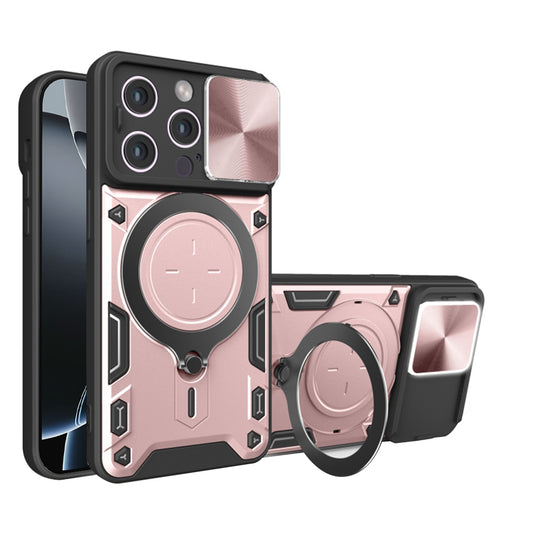 Hülle für Apple iPhone 16 Pro, Techsuit, CamGuard Pro, Roségold