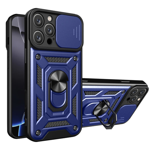 Hülle für Apple iPhone 16 Pro, Techsuit, CamShield, Blau
