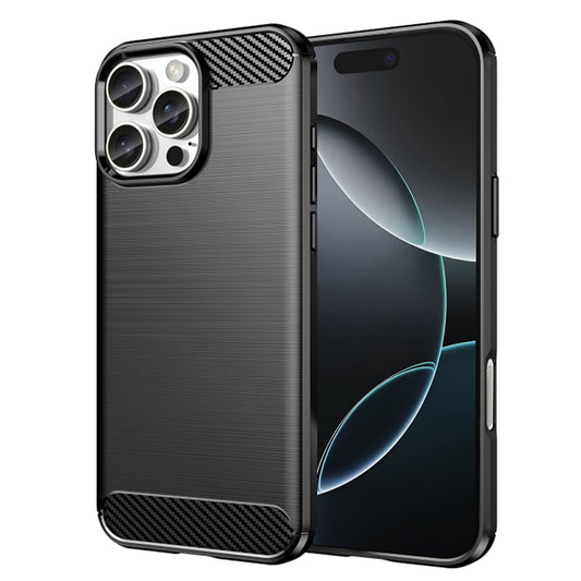 Hülle für Apple iPhone 16 Pro, Techsuit, Carbon, Schwarz