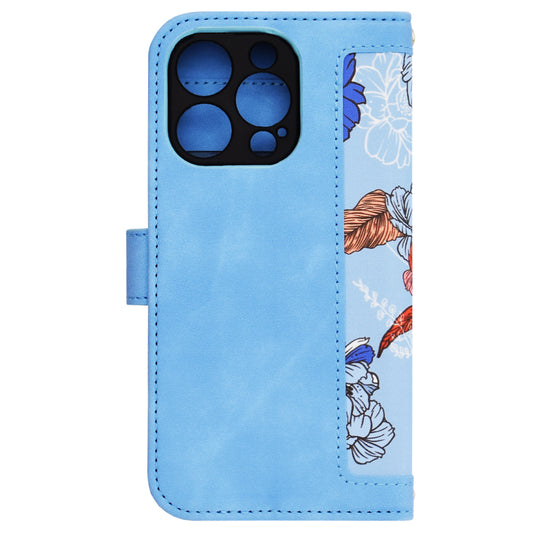 Hülle für Apple iPhone 16 Pro, Techsuit, FlipCraft, Blau